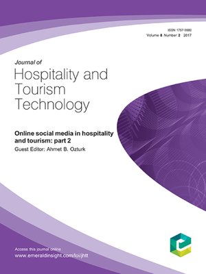 cover image of Journal of Hospitality and Tourism Technology, Volume 8, Number 2